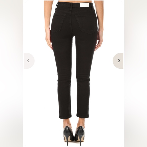 RE/DONE
High-Rise Ankle Cropped Jeans in Black99. Size 25. EUC - Picture 3 of 15